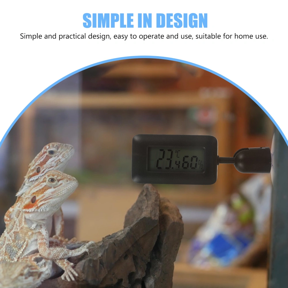 Reptile Terrarium Thermometer Suction Cup Thermometer Temperature Measuring Device