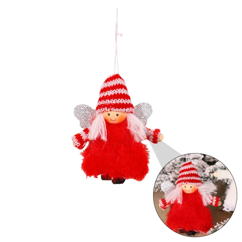 1Pc Christmas Angel Pendant Christmas Tree Hanging Ornament Lovely Adornments