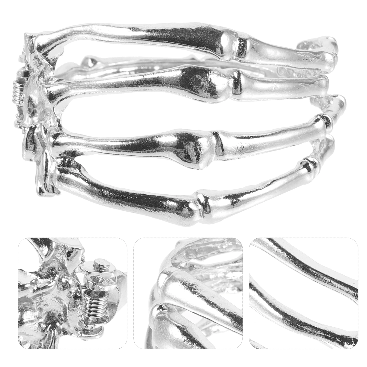 Metal Dangle Bracelet Skeleton Dangle Bracelet Decorative Bracelet Halloween Bracelet