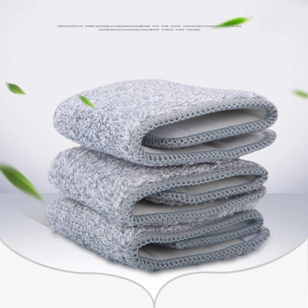 5Pcs Mop Head Replacement Cloth Mop Head Cloth Water Absorption Cloth Toilet Accessories Grey