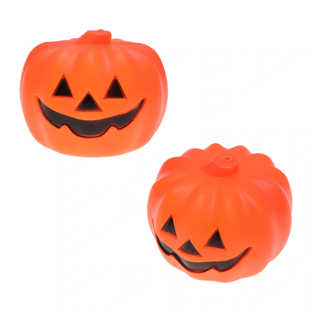 1pc Luminous Pumpkin Light Lamp Blessing Light Halloween Props for Club Home Bar Large Size (Yellow)