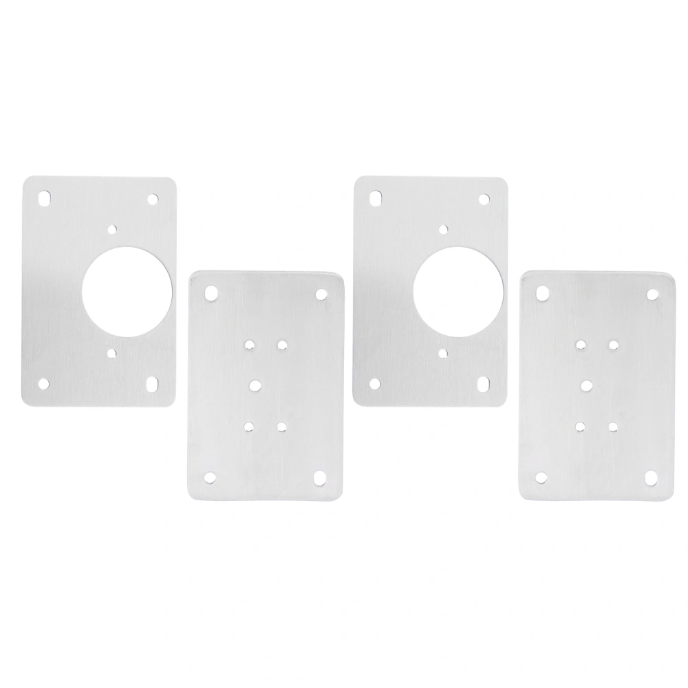 4pcs Stainless Steel Mending Plates Hinge Repair Plate for Cabinet Furniture