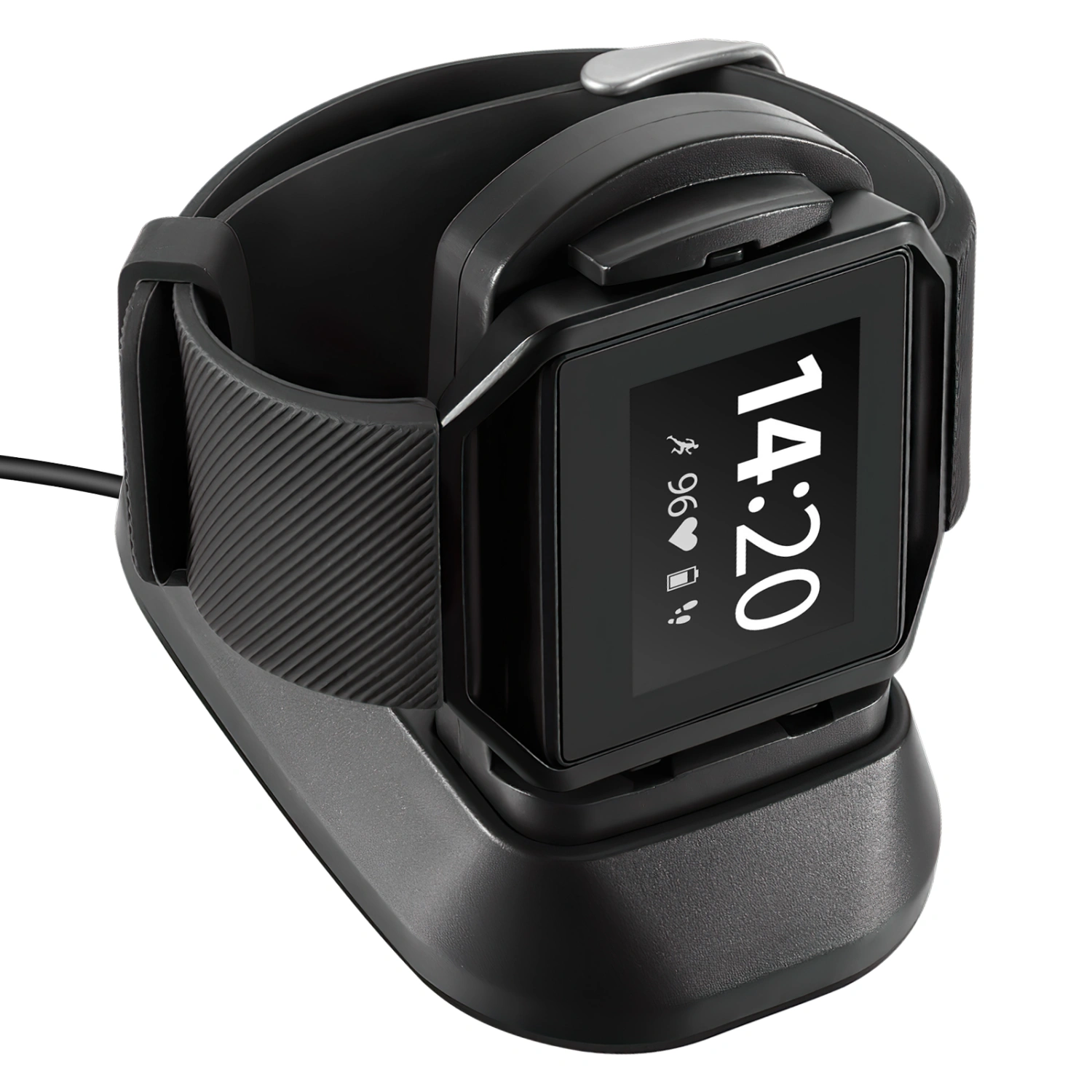 Charger Dock Charging Stand Cradle Holder with USB Charging Cable Compatible with Fitbit Blaze Smart Watch