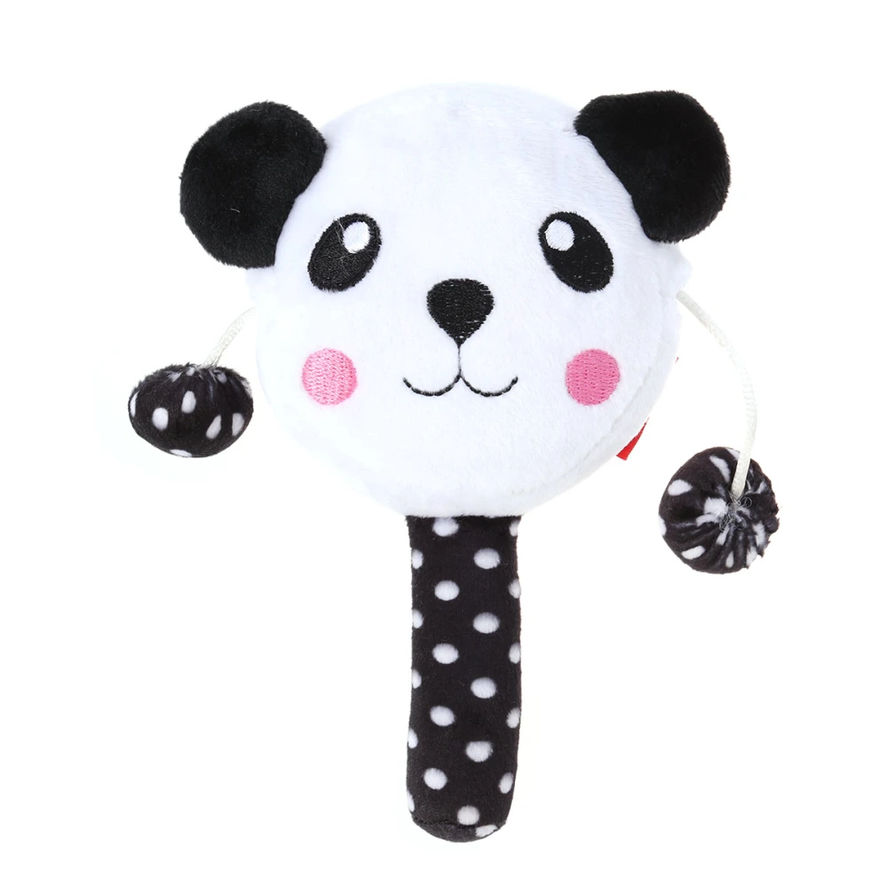 Animal Shaped Dog Plush Toys Pet Training Rattle Molar Toy Dog Biting Toys (Panda)