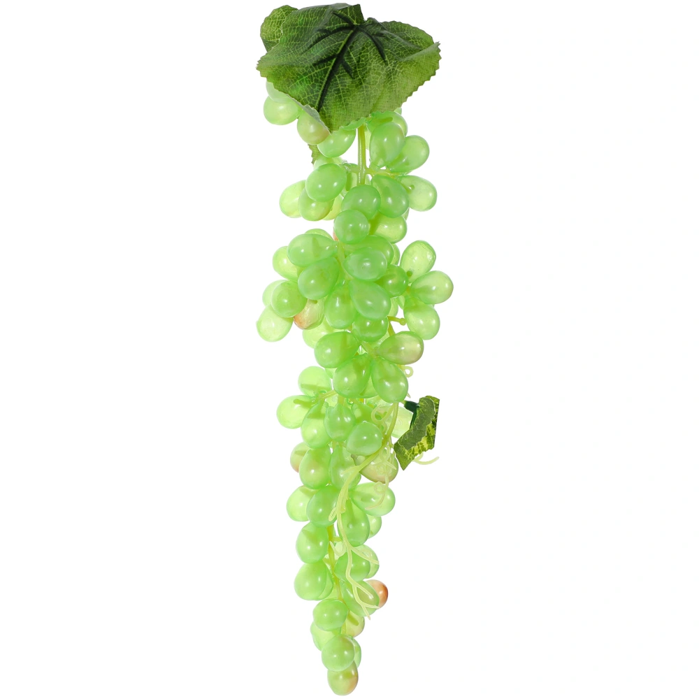 Artificial Grape Pendant Lifelike Grape Model Plastic Grape Figurine Fake Fruit Decoration