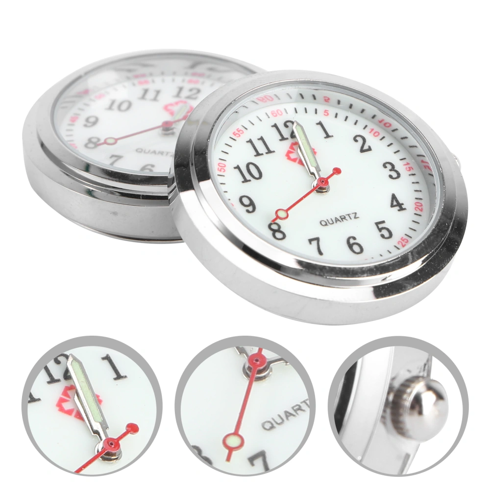 2pcs Creative Quartz Pocket Watch Dial Practical Nurse Pocket Watch Dial