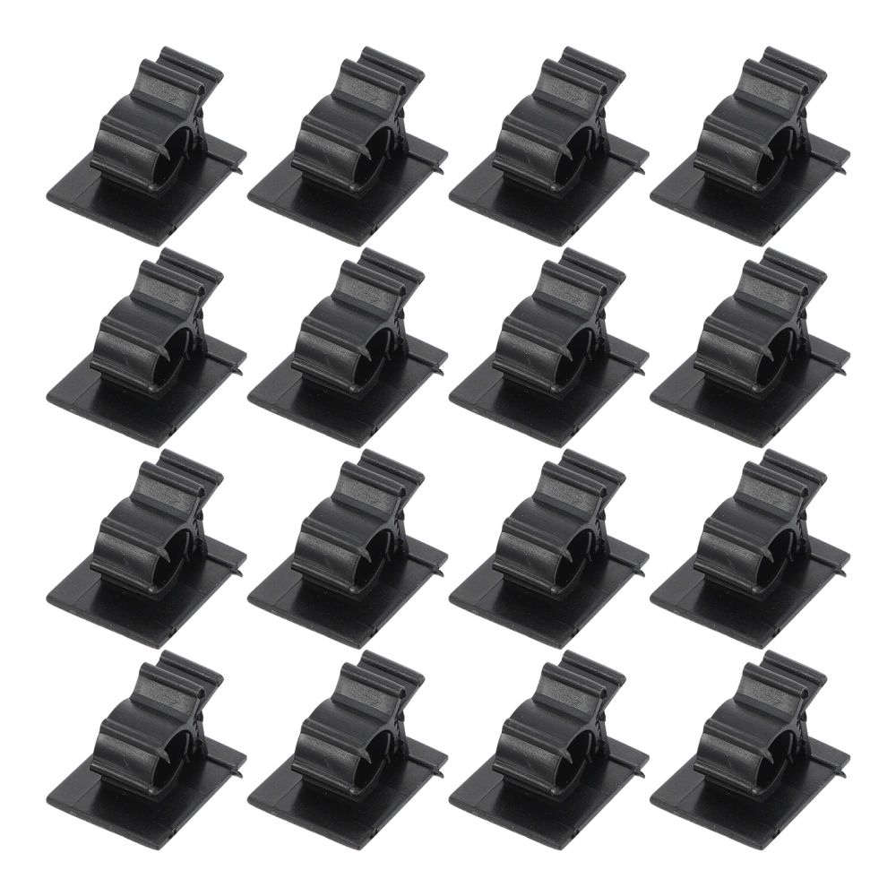 50pcs Adhesive Cable Management Clamp Adjustable Cable Fixing Clamp Wire Holder