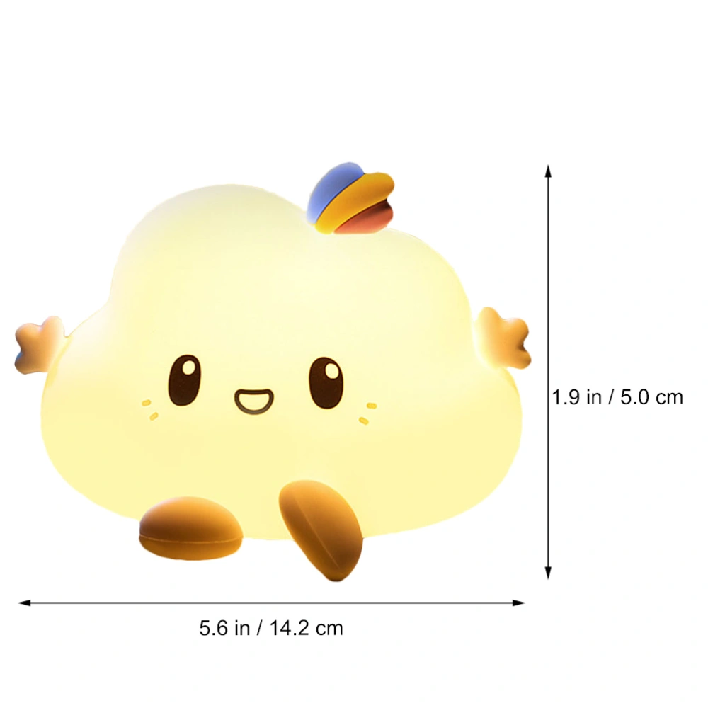 Cartoon Silicone Energy Saving Light Lovely Cloud Pat Light Children Night Lamp