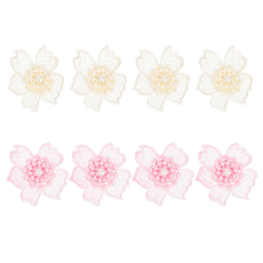 8pcs Repairing Flower Patches Clothing Applique Garment Patches DIY Patches