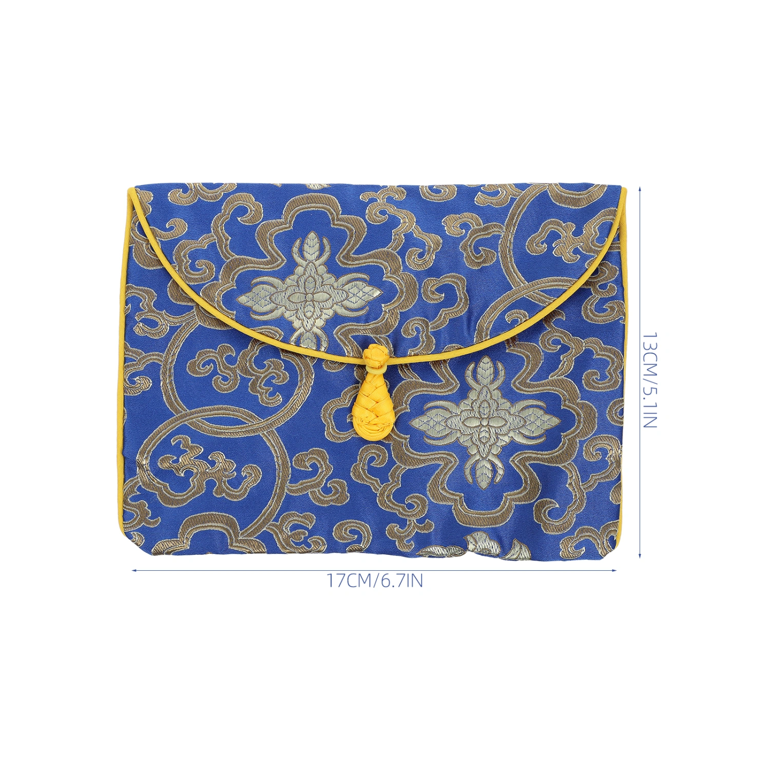 Embroidery Design Music Books Storage Bag Buddhist Scriptures Storage Container