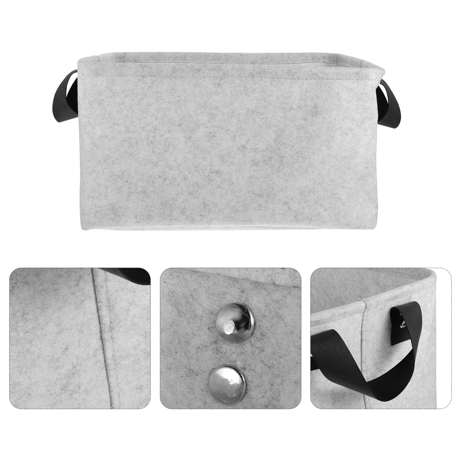 1 Pc Reusable Storage Bucket Clothes Container Folding Clothes Basket (M)