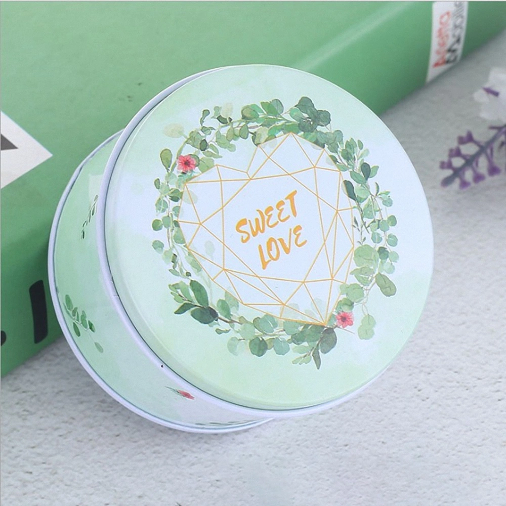 10pcs Wedding Candy Box Lovely Rounded Tinplate Candy Storage Box Wrapping Box