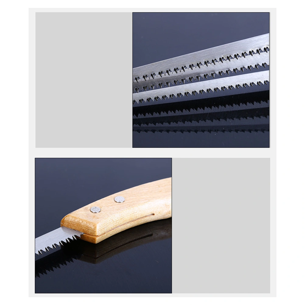 Hand Razor Wood Grip Sawing Trimming Pruning Cutting for Branches Trees Gardening Woodworking