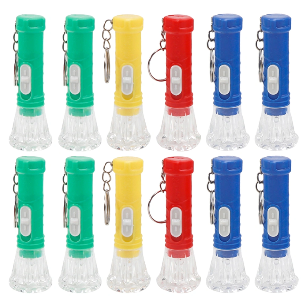 20Pcs Mini Flashlight Portable Flashlight Keychain Bag Hanging Decoration