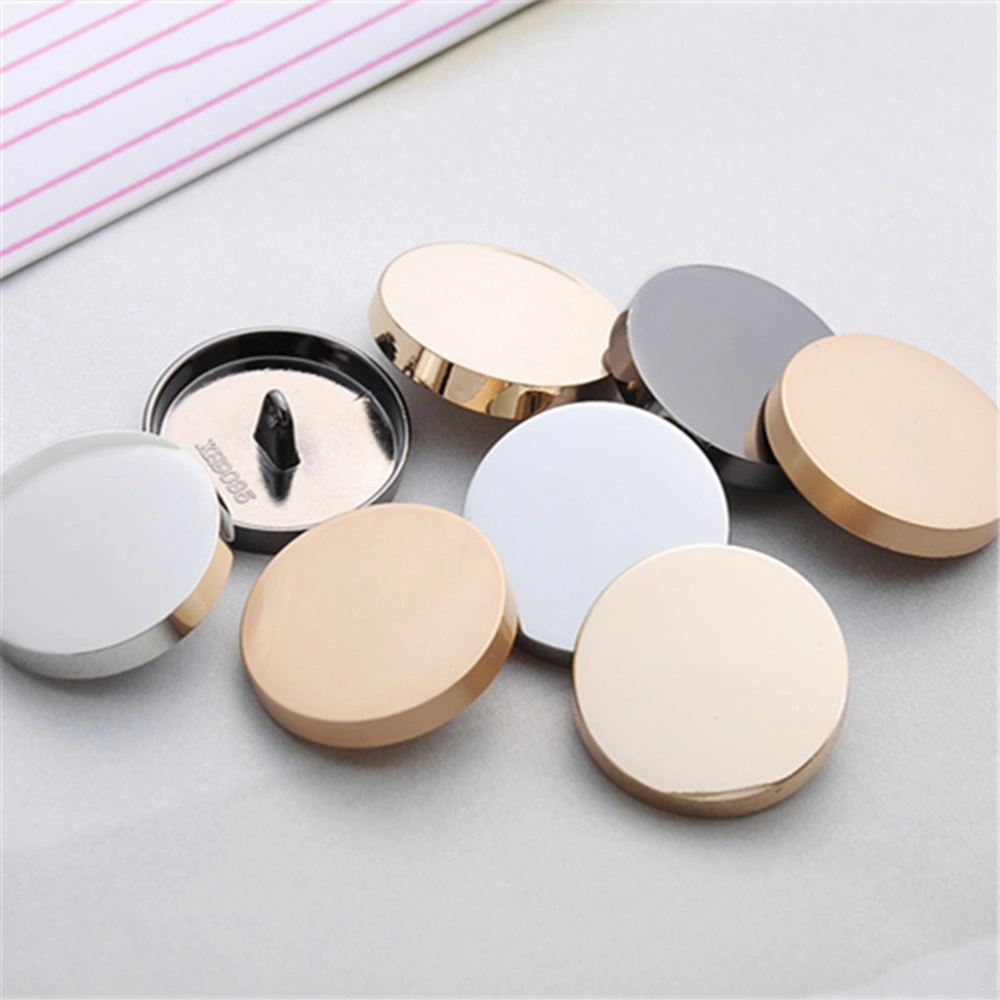 30pcs Metal Coat Buttons Coat Flat Buttons Coat Sewing Buttons Costume Decorative Buttons (Light Black 20mm)