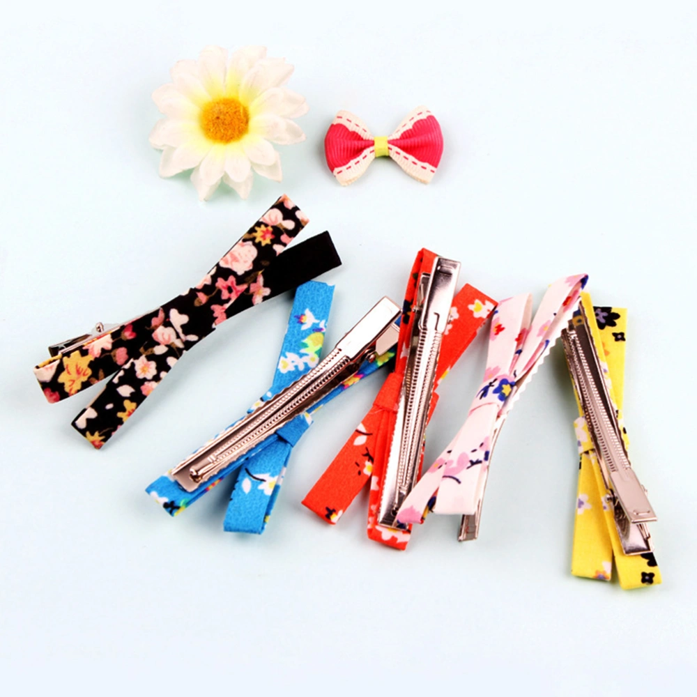 30 Pcs Flat Square Clip Duckbill Clip Duckbill Alligator Clip Pin Bangs Clip Hairpin Hair Accessories DIY Accessories (Environmental Friendly White K, 4.6CM 10pcs+5.6CM 10pcs+7.6CM 10pcs)