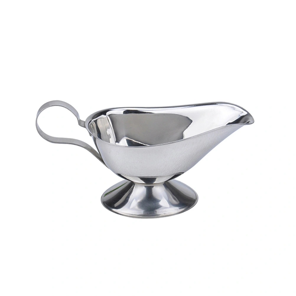 Stainless Steel Gravy Sauce Boat Juice Bucket Dish Roasting Sauce Dish Sauce Dressing Dip Seasoning Container (5 Ounce)