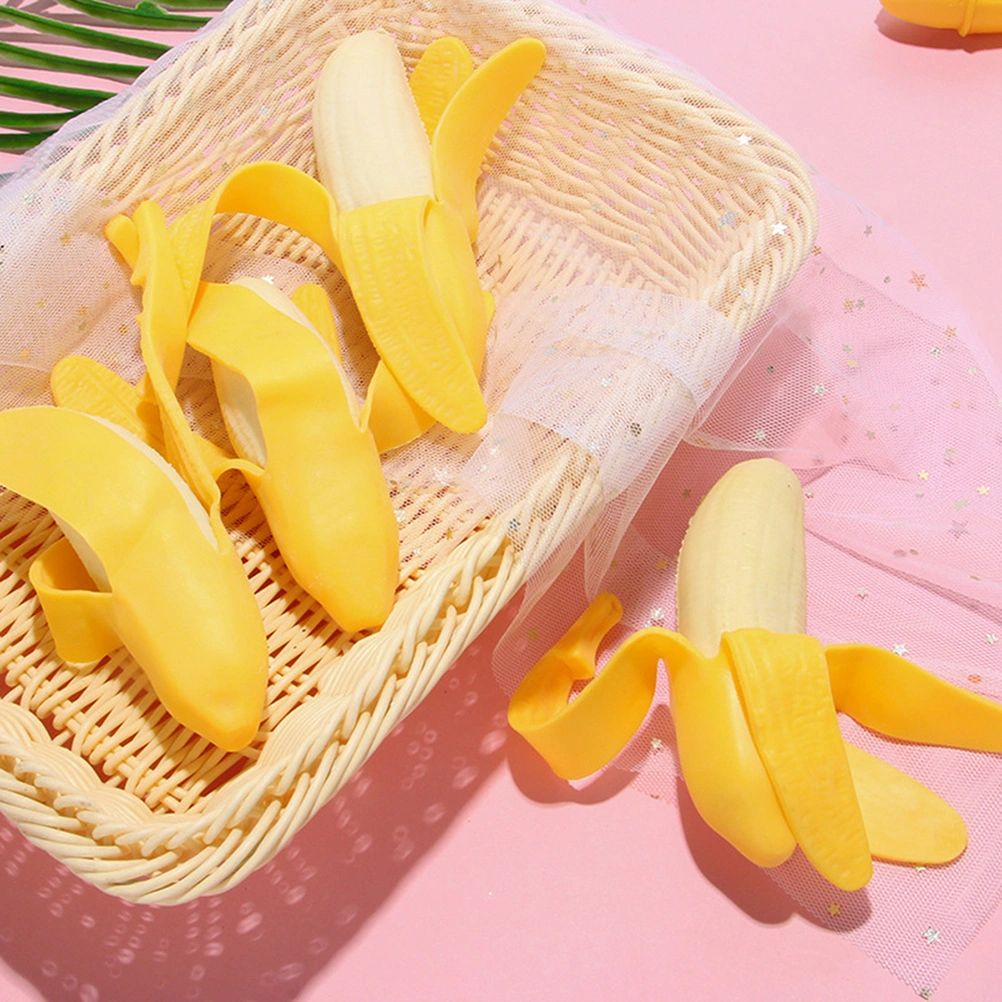 Peeled Banana Toy Prank Wacky Toys Squeezing Toys Stress Relief Toy April Fool's Toys