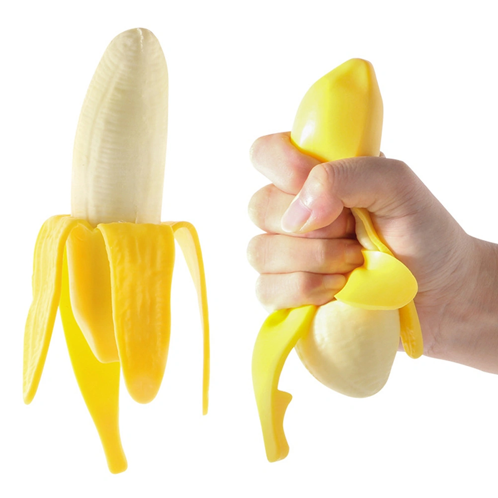 Peeled Banana Toy Prank Wacky Toys Squeezing Toys Stress Relief Toy April Fool's Toys