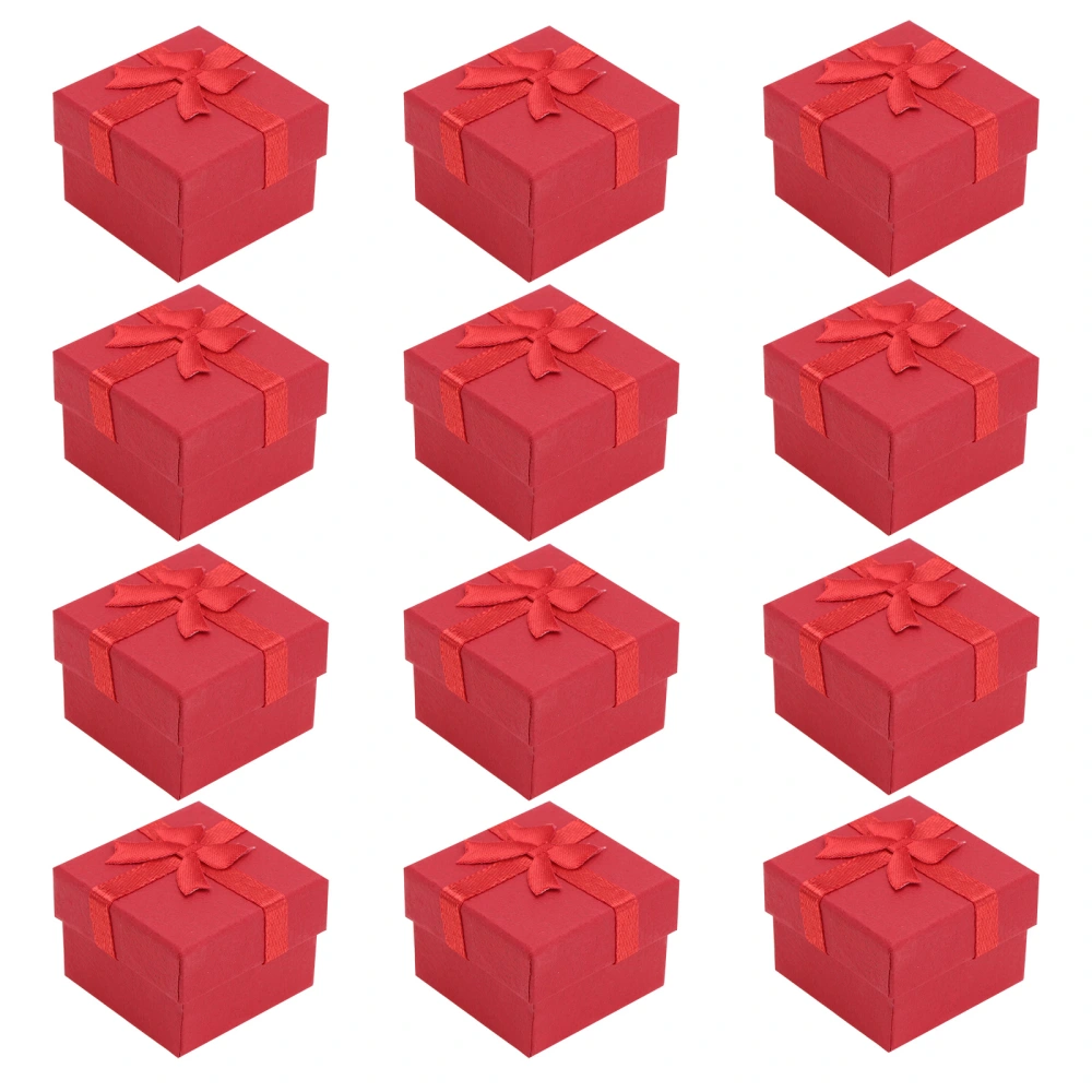 30PCS Jewelry Storage Boxes Gift Organizer Cases for Earring Bracelet Necklace (Red)