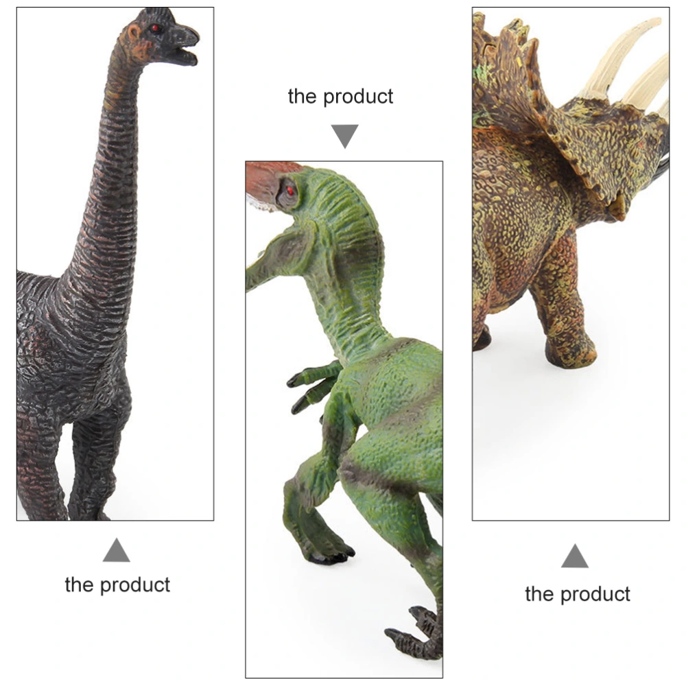 1 Set of Simulation Hollow Dinosaur Toy Kids Dinosaur Model Adornment Toy