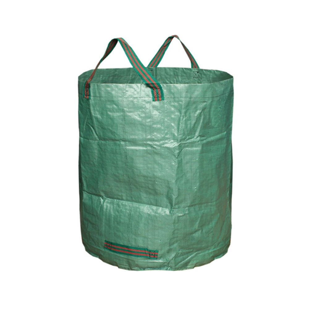 3pcs Garden Waste Bags Reuseable Heavy Duty Gardening Bags Lawn Pool Garden Leaf Waste Bag (Green)