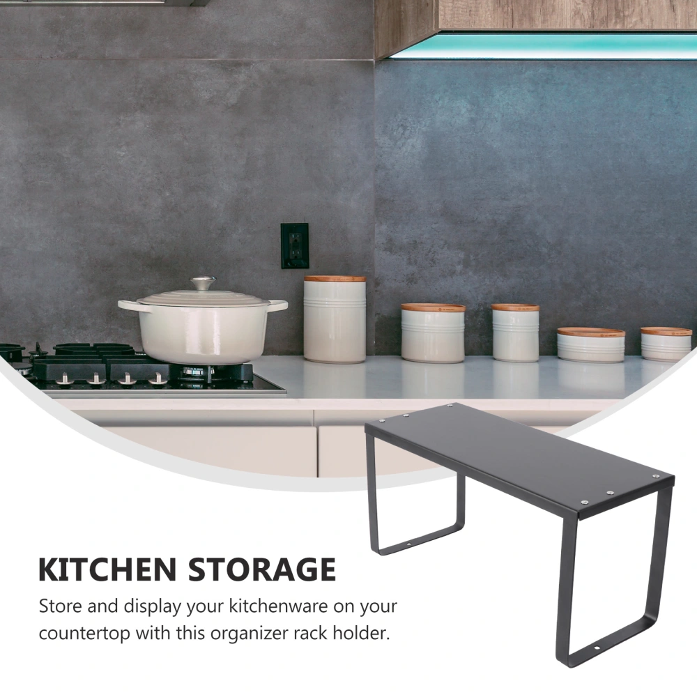 Storage Rack Kitchen Study Cabinet Organizer Rack Countertop Shelf Holder