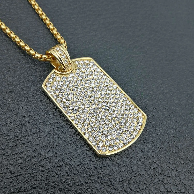 Fashion Unique Gold-plated Rhinestone Pendant