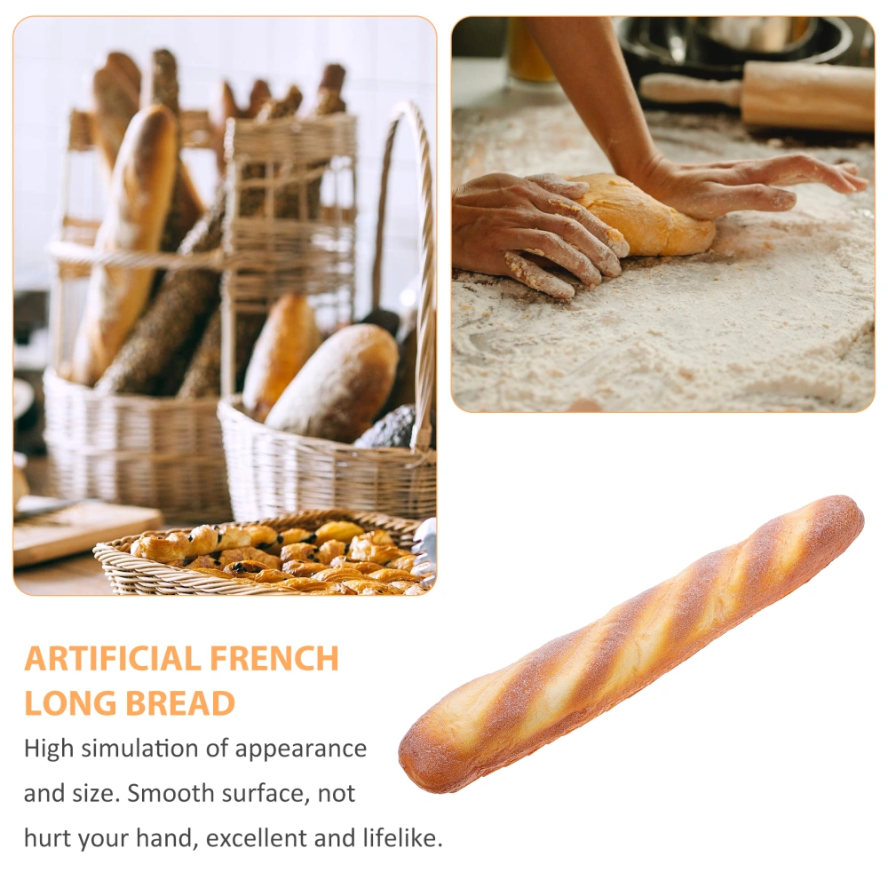 Artificial French Long Bread Model Display Artificial French Baguettes Loaf