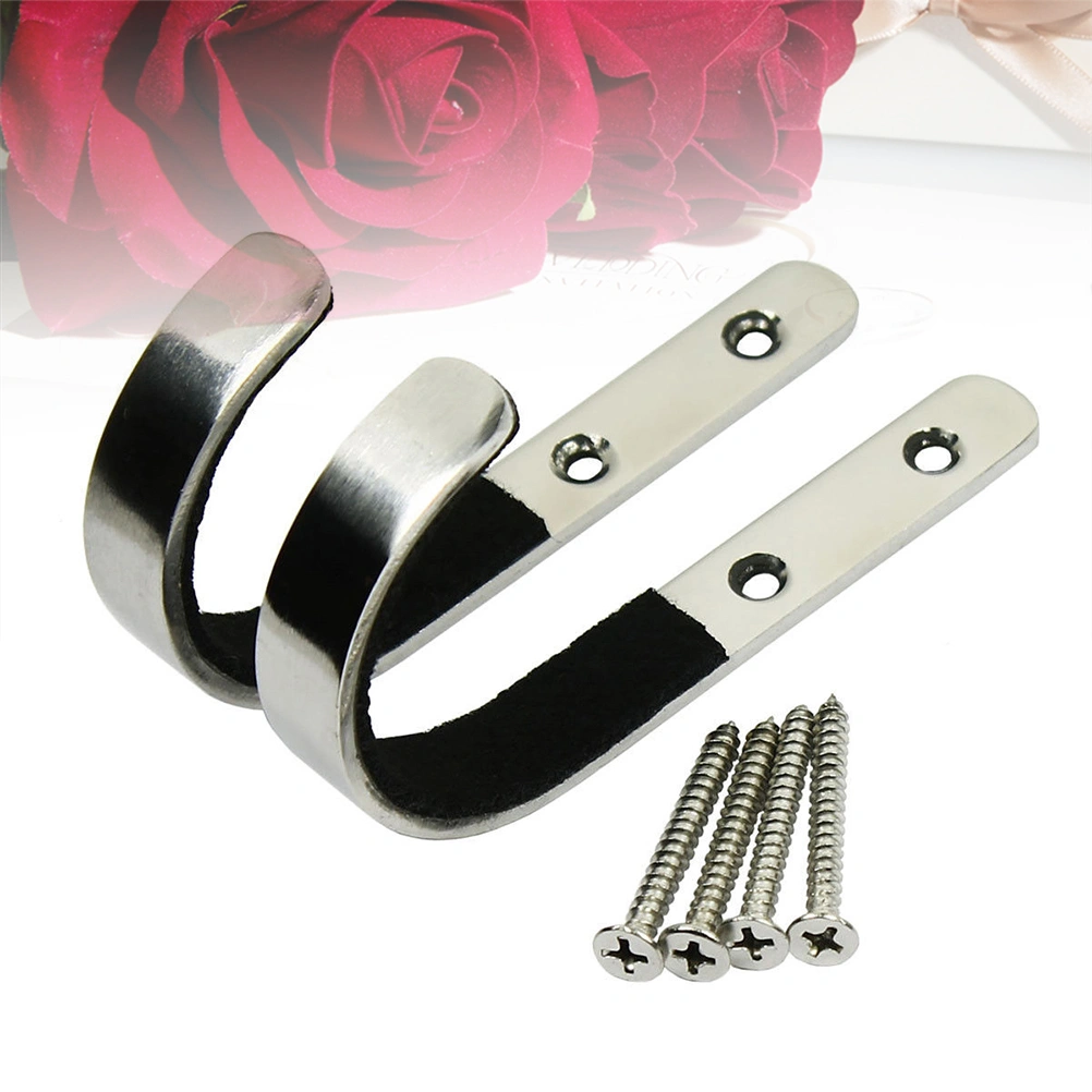 2PCS/Set Stainless Steel Wall Mount Storage Rack Hanging Rack Tool Hangers