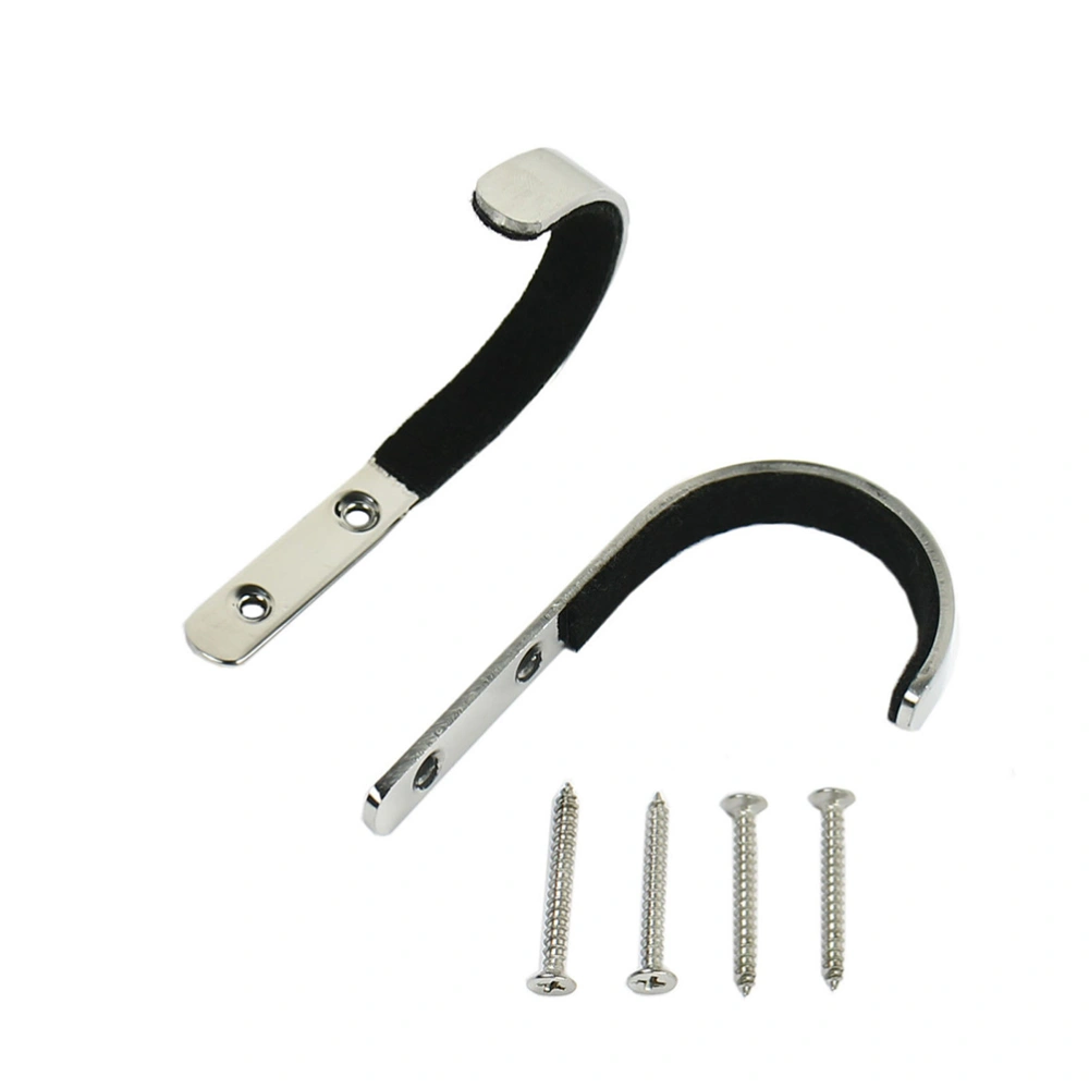 2PCS/Set Stainless Steel Wall Mount Storage Rack Hanging Rack Tool Hangers