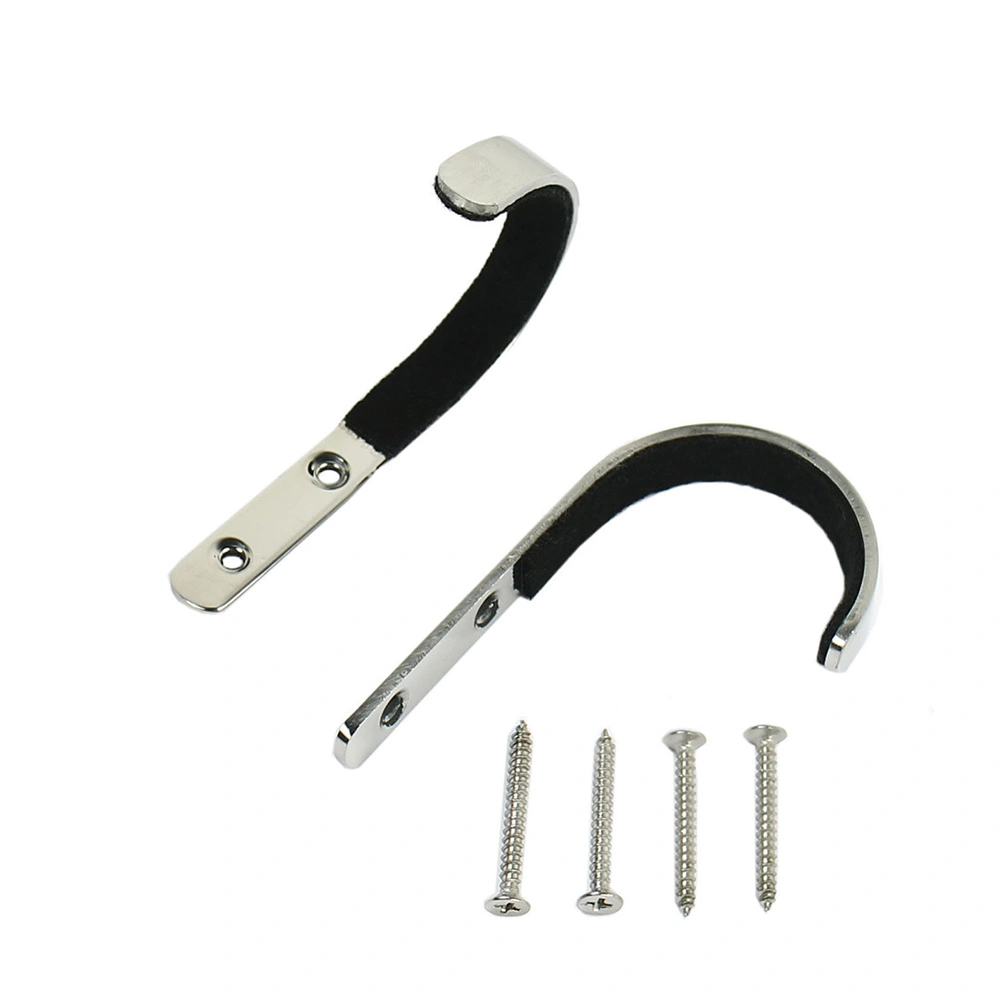2PCS/Set Stainless Steel Wall Mount Storage Rack Hanging Rack Tool Hangers
