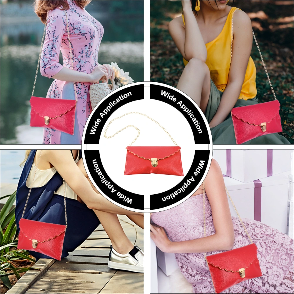 1pc Women Handbag Cross-body Bag Single Shoulder Bag PU Girl Sling Bag