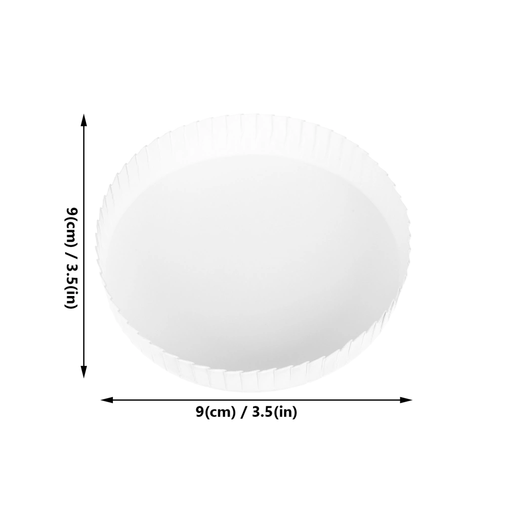 100pcs Paper Drinking Cup Covers Stackable Cup Lids Dust-proof Cup Covers