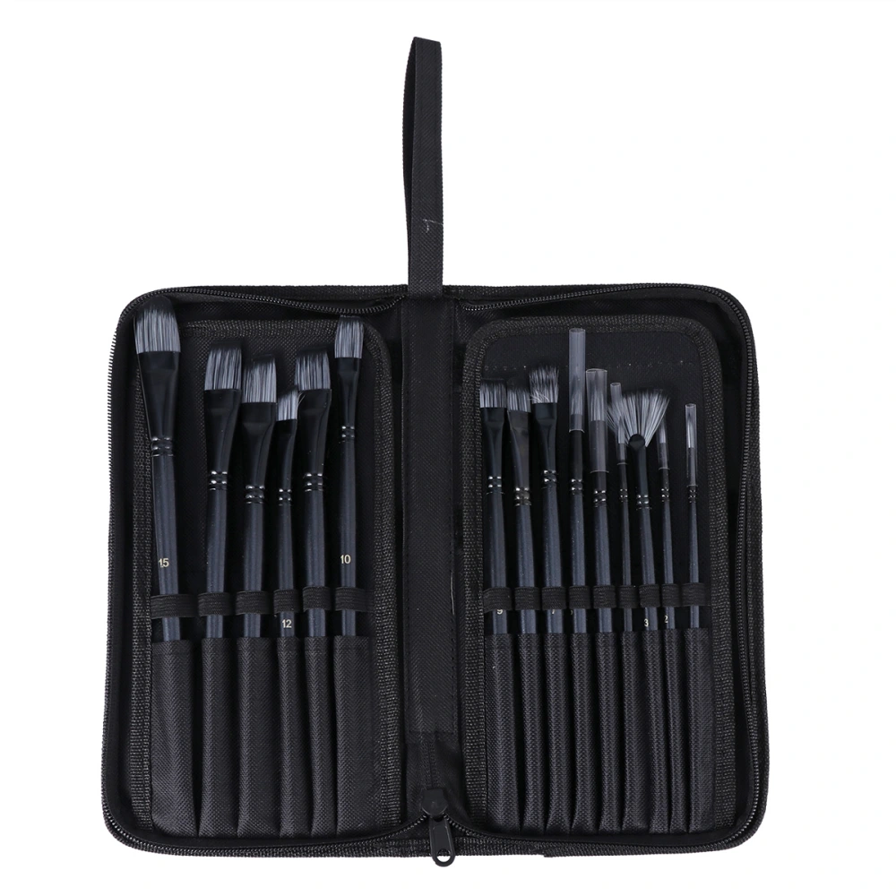 1 Set Painting Brush Pens Nylon Brush Oil Paint Brushes Drawing Brushes Art Painting Tools for Beginners Students Artists (Random Color)
