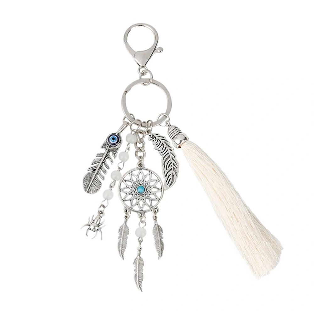 Tassel Dreamcatcher Design Keychains Pendant Metal  Key Rings Alloy Key Holder Craft Ornaments Souvenir Gift