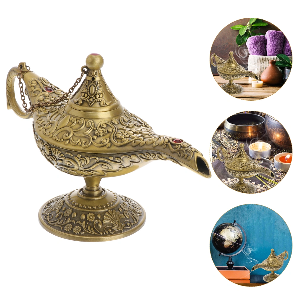 1Pc Indian Style Censer Wishing Lamp Adornment Decorative Incense Burner