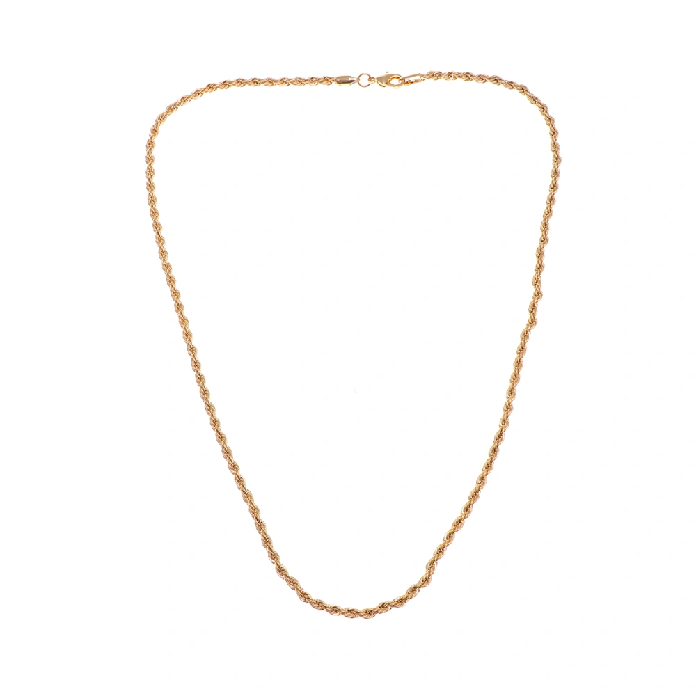 Fashion Men's Boys Swivel Style 24K Gold Plated Pendant Necklace (Golden)