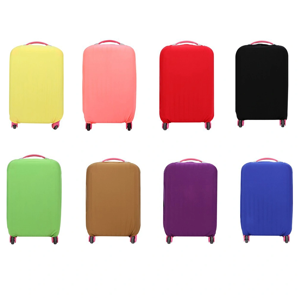 Elastic Travel Luggage Cover Suitcase Trolley Case Protective Bag Dustproof Protector for 18-20 Inches (Purple)