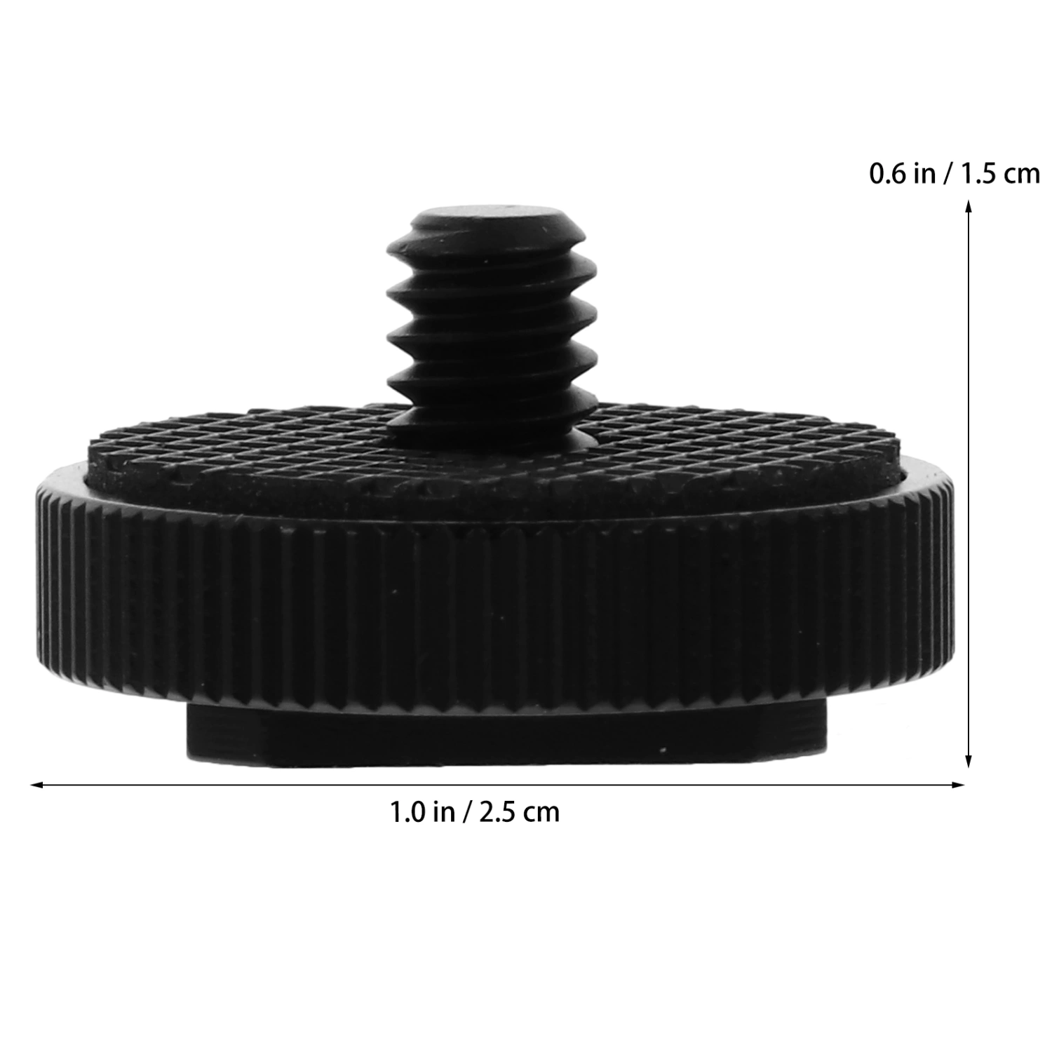 3PCS Hot Shoe Mount Adapter 1/4 inch Single Layer Flash Hot Shoe Adapter Bracket