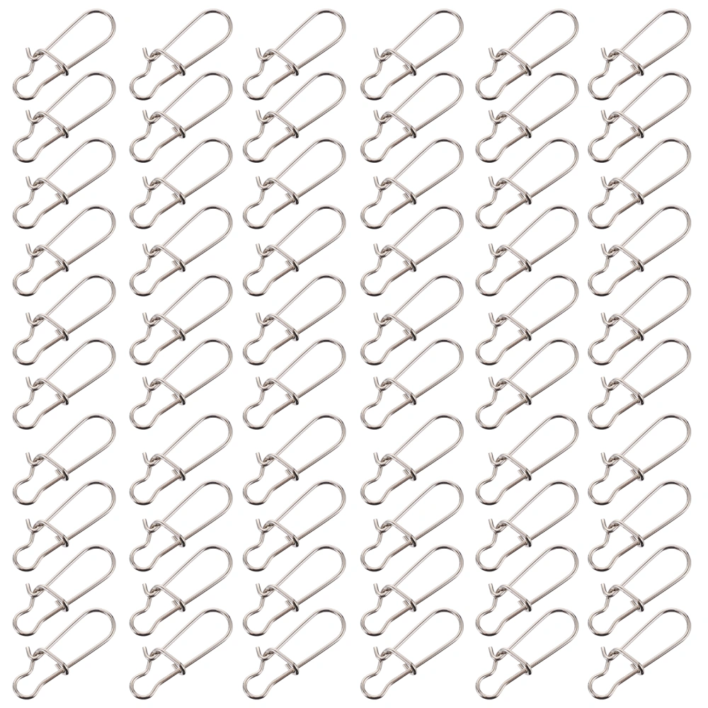 100pcs Fishing Snap Connectors High Strength Fishing Clips Fishing Accessories