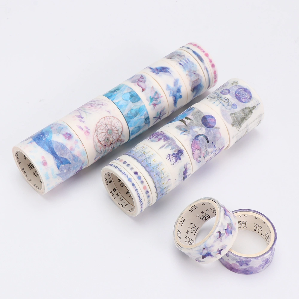 16 Rolls/2 Sets DIY Sticker DIY Photo Album Sticker Creative Diary Hand Account DIY Sticker for Students