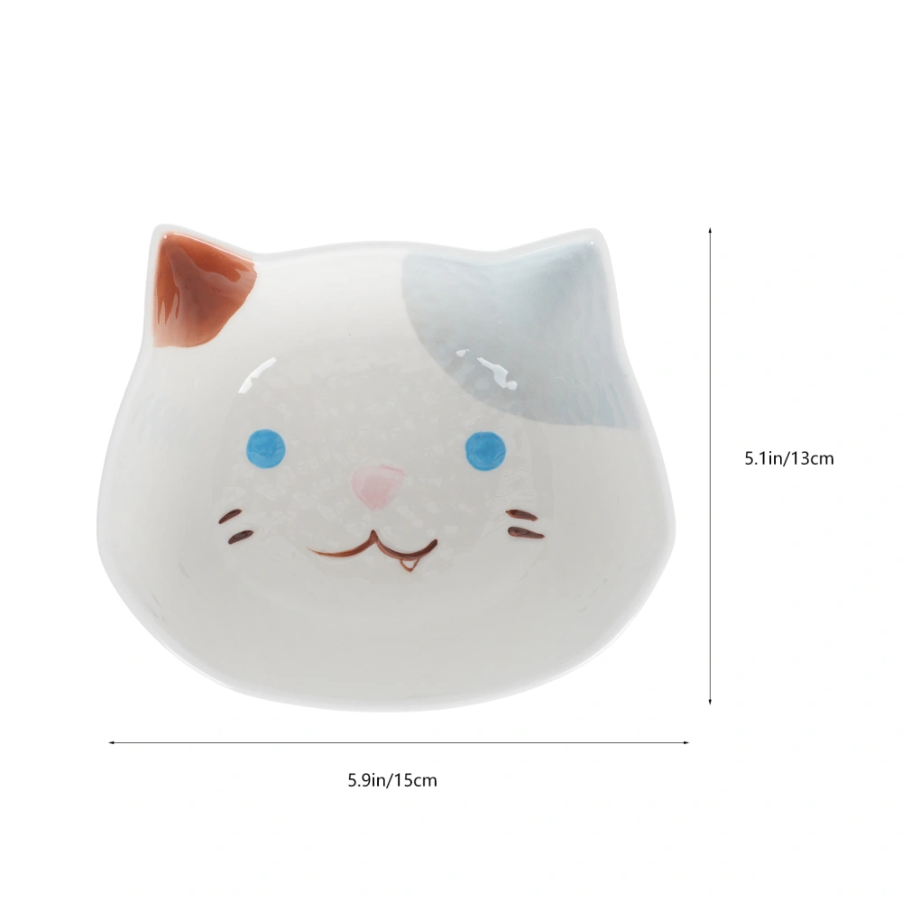 Children Cartoon Cat Shape Salad Bowl Breakfast Food Bowl Food Container