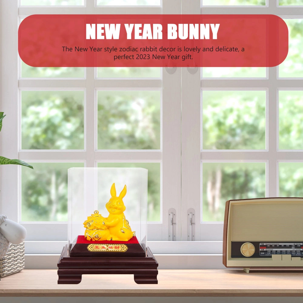 Rabbit Year Rabbit Statue Rabbit Ornament Rabbit Decor New Year Decor Home Supplies