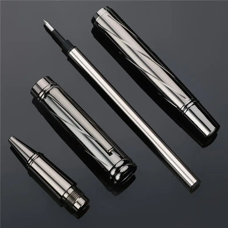 High Quality Luxury All Metal Ballpoint Pen Silver