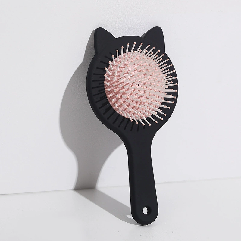 Cat Simple Air Cushion Comb Cute Ears Airbag Candy Color Smooth Hair Plastic Massage Without Knot