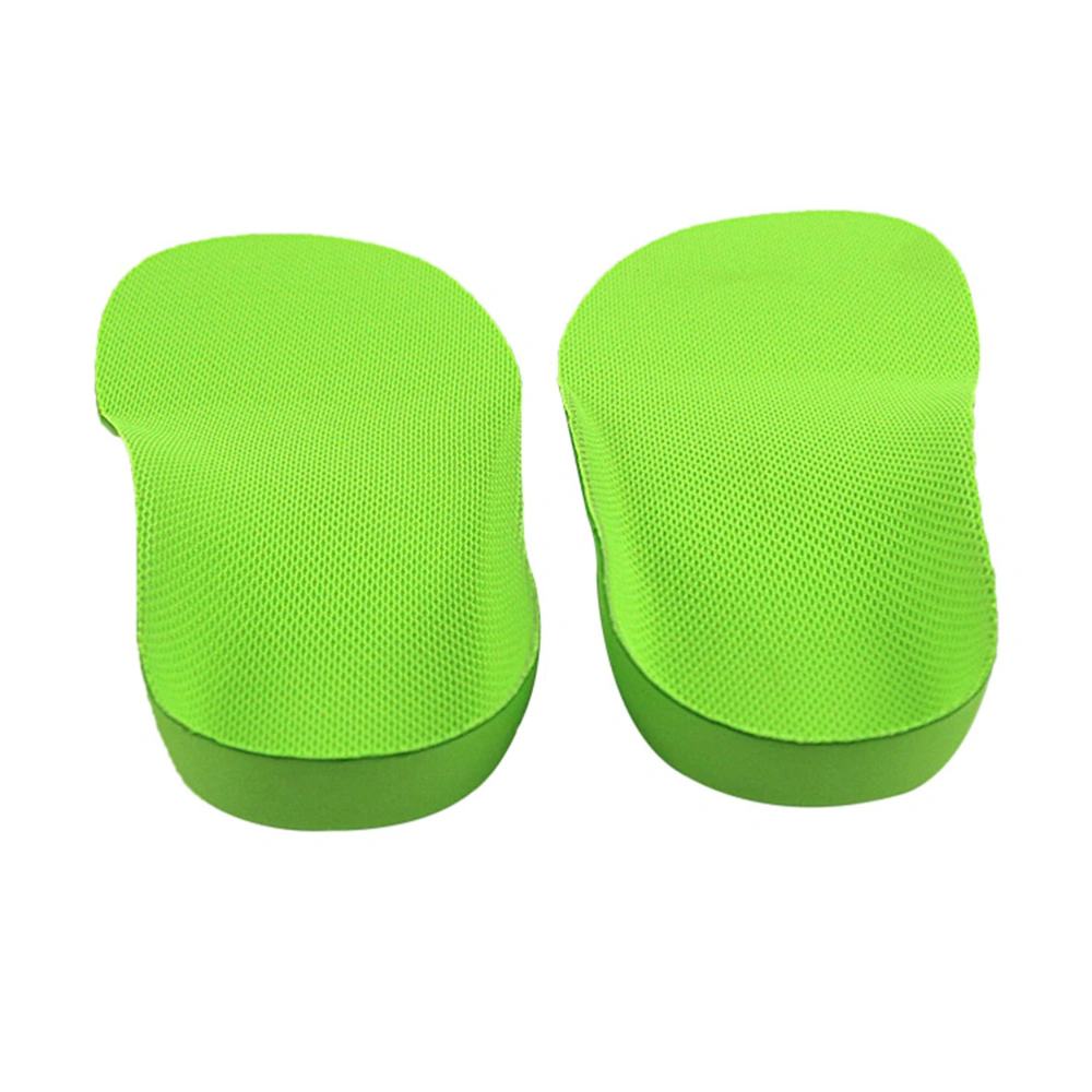 1 Pair Sports Leisure Insoles Shoe Pads Flat Arch Plantar Support Absorbing Insoles Foot Pad Sweat Absorbing Insoles (Size 43-45)