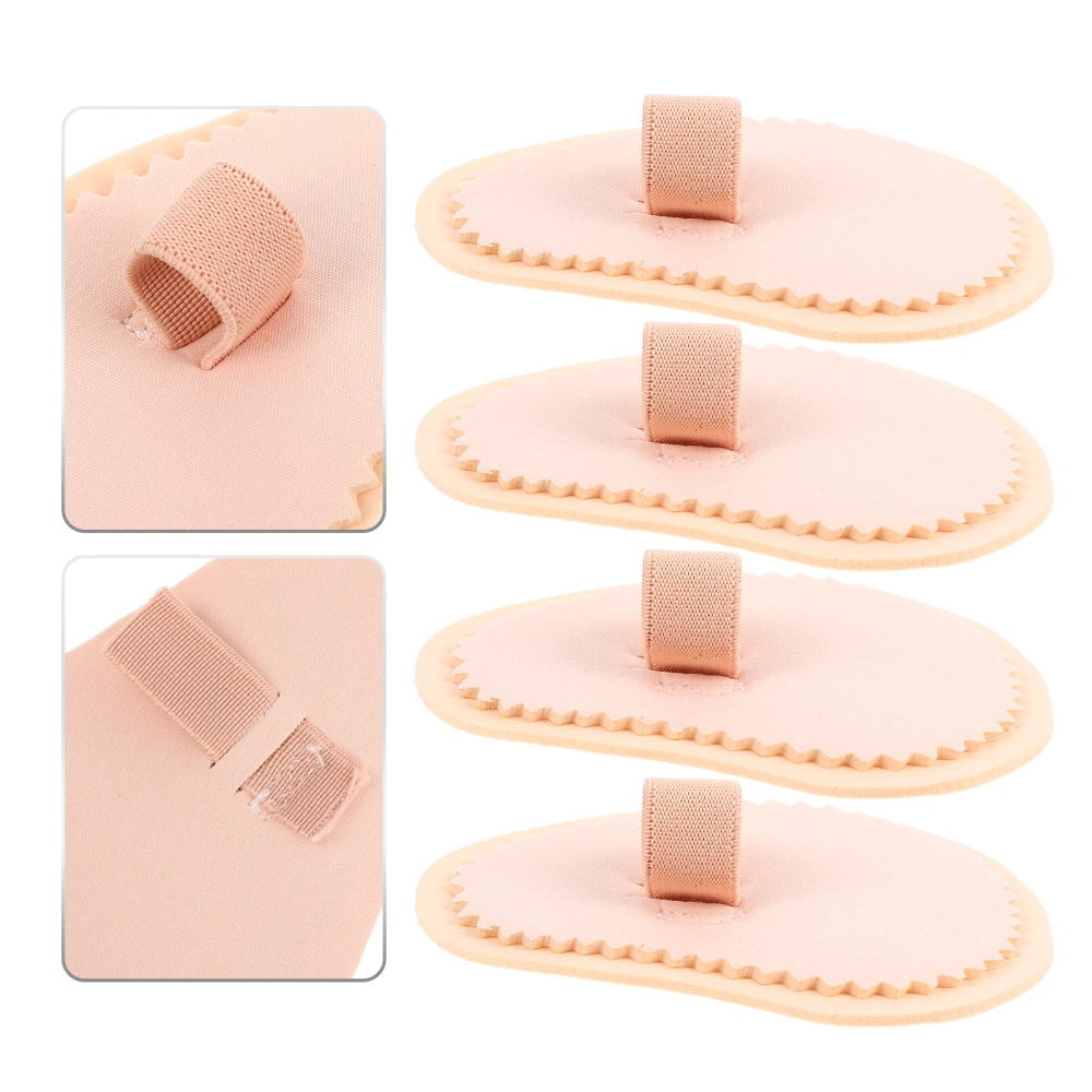 4pcs Practical Hallux Valgus Correctors Compact Forefoot Toe Separators Sole Pad