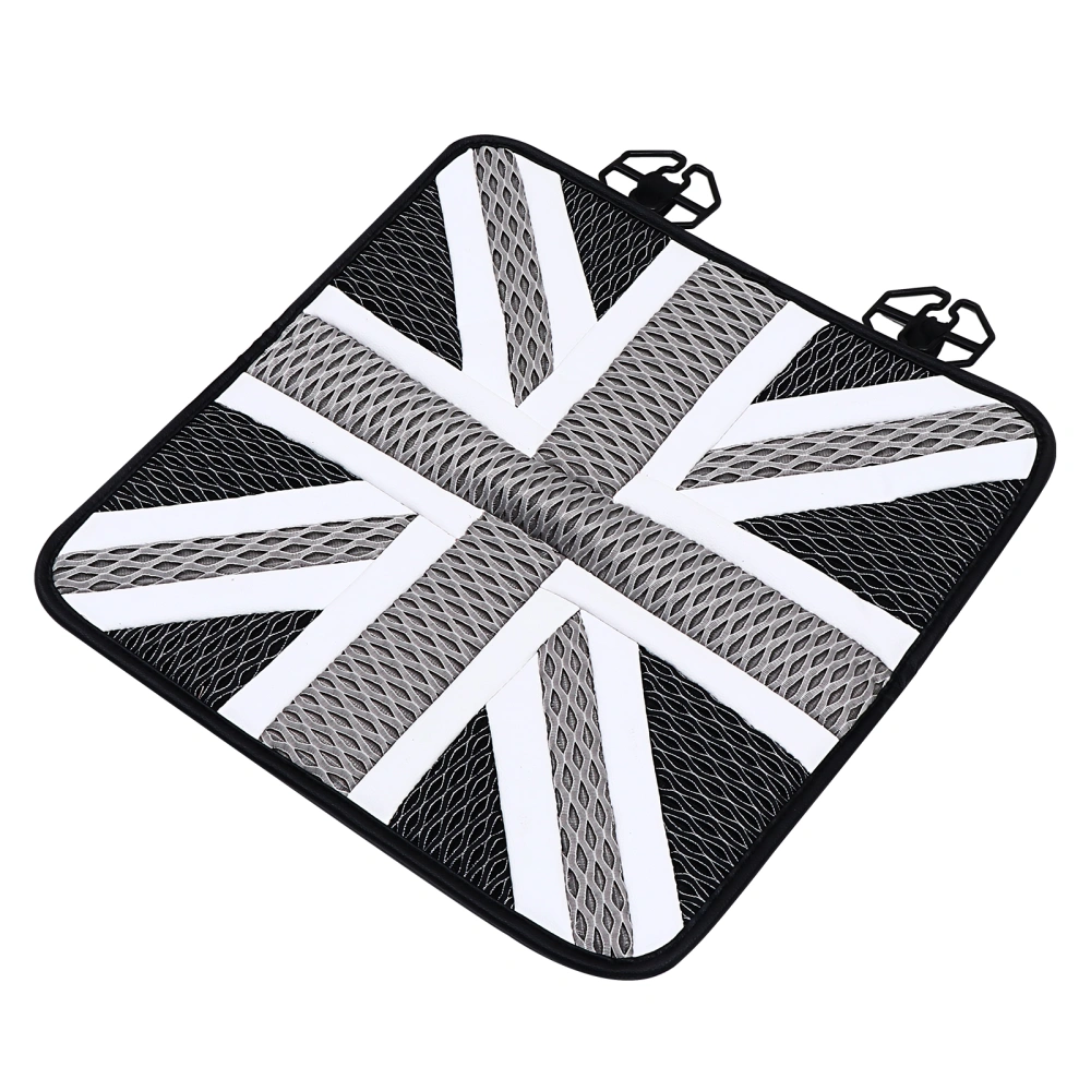 1PC Ice Silk Car Seat Cushion the Union Flag Pattern Decorative Seat Mat