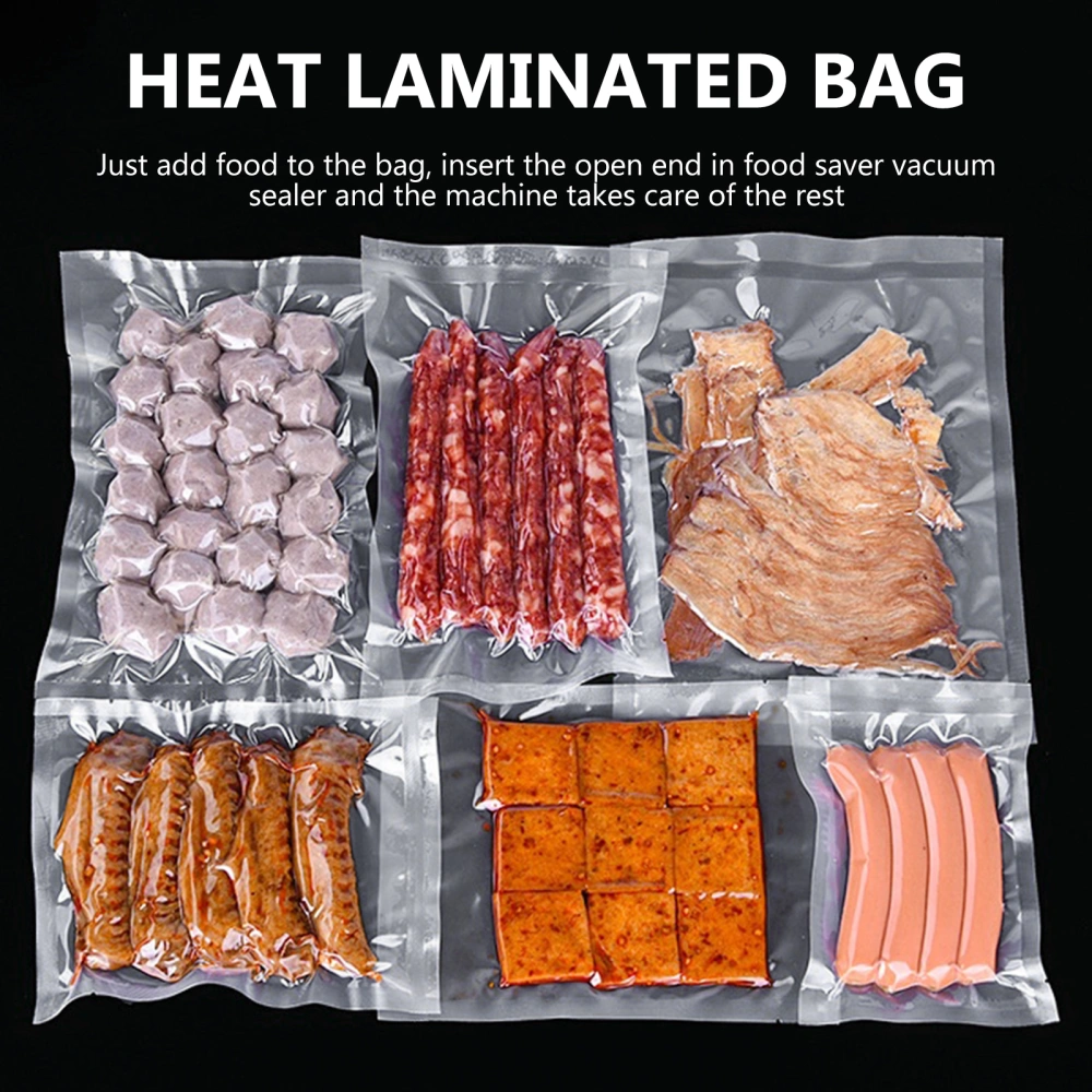 100pcs Heat Seal Bags Clear Heat Sealing Pouch Transparent Heat Sealing Bags